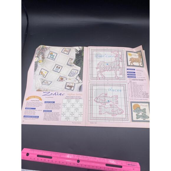 Vtg Cardinal Dogwoods Puma Big Cat Baby Cookie Munchter CROSS STITCH PATTERNS - Picture 2 of 5